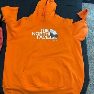 The North Face Vibrant Orange Pullover